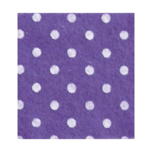 Stafil 30x40cmx1mm Polka Dots Printed Polyester Felt - Picture 13 of 26