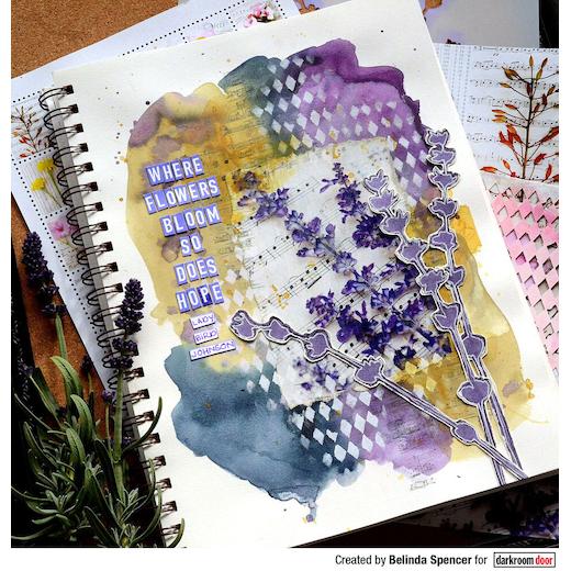 Darkroom Door Collage Sheets 6pcs Botanical Notes DDCL001 Buddly Crafts