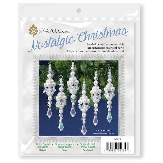 Beaded christmas ornament clearance craft kits