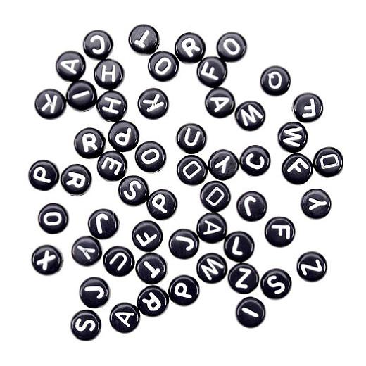 Darice Alphabet Beads - 150pcs Black | Buddly Crafts