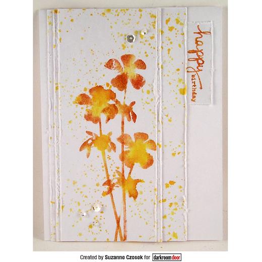 Darkroom Door Texture Cling Rubber Stamp - DDTS040 Chicken Wire | Buddly Crafts