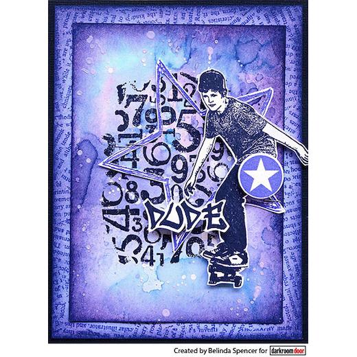 Darkroom Door Texture Cling Rubber Stamp - DDTS040 Chicken Wire | Buddly Crafts