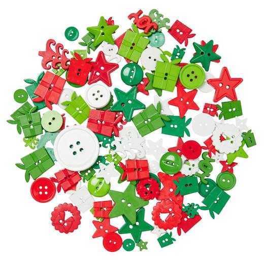 Blumenthal Lansing Favorite Findings Big Bag of Buttons - Christmas Mix ...