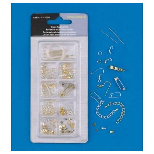 Hobby & Crafting Fun Basic Jewellery Findings Set 62pcs 0298 Buddly