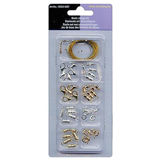 Hobby & Crafting Fun Jewellery Clasps Findings Set 62pcs 0297 Buddly