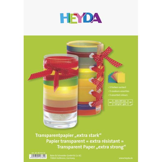 HEYDA Bastelbox Papermix A4 - 34-teiliges Set Für Kreative Projekte