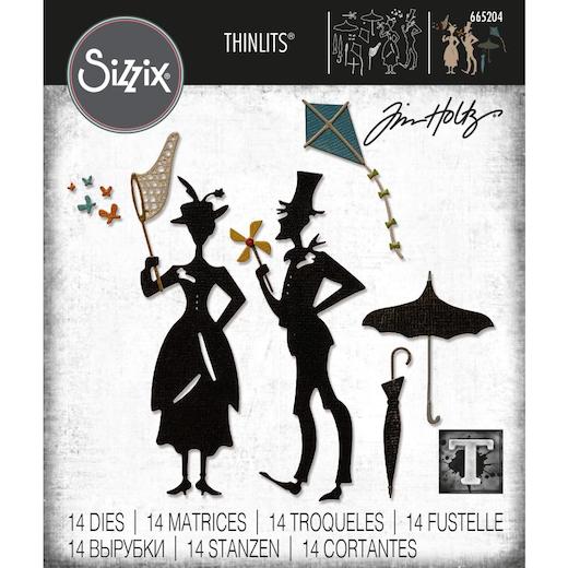 Sizzix Thinlits Dies By Tim Holtz 14pcs - The Park 665204 | Buddly