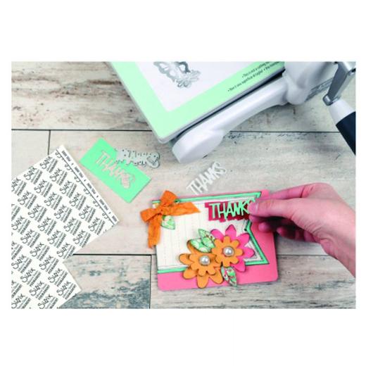 Sizzix Adhesive Sheets 6" x 6" Permanent, 10 Sheets Buddly Crafts