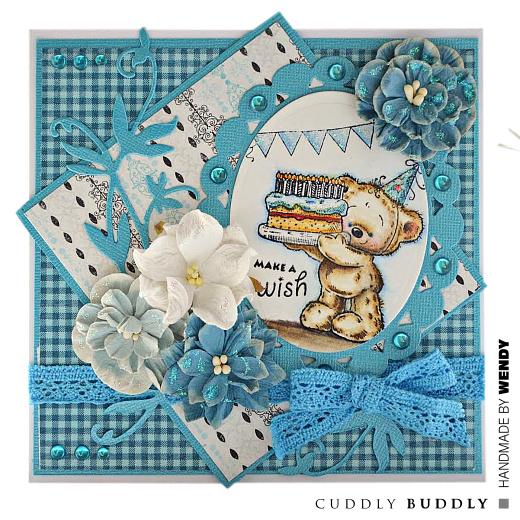 Cuddly Buddly Clear Stamps - Birthday Wishes CBS0014 | Buddly Crafts