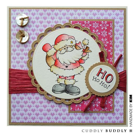 Cuddly Buddly Clear Stamps - Jolly Santa CBS0004 | Buddly Crafts