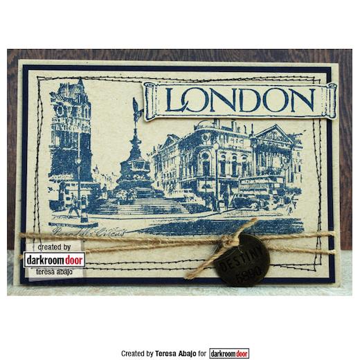 Darkroom Door Cling Rubber Stamps Set DDRS073 London Vol 1 Buddly