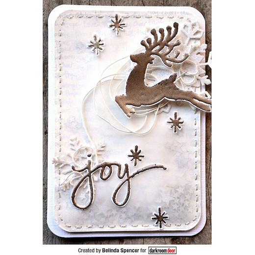 Darkroom Door Cling Rubber Stamps Set - DDRS103 Merry Christmas ...