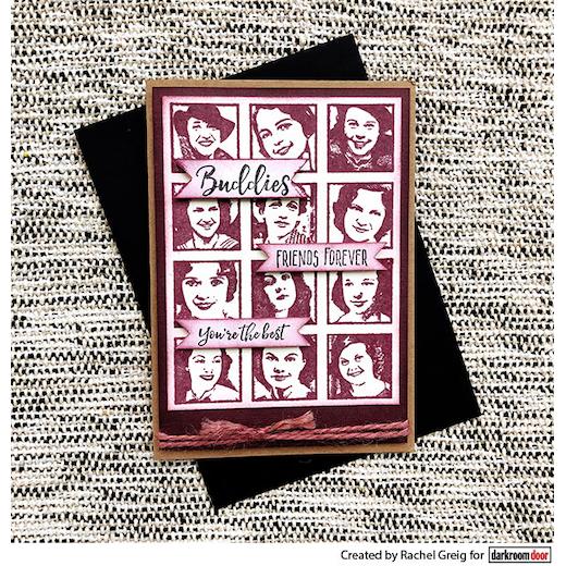 Darkroom Door DDRS200 Cling Stamps 7X5-Portrait Inchies Red