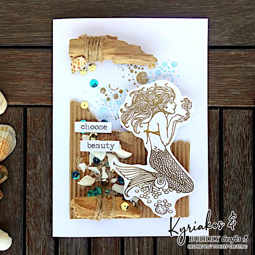 Stampendous 475x45 Crp151 Stamp Shipping Included Cling Rubber Stamp Mermaid 