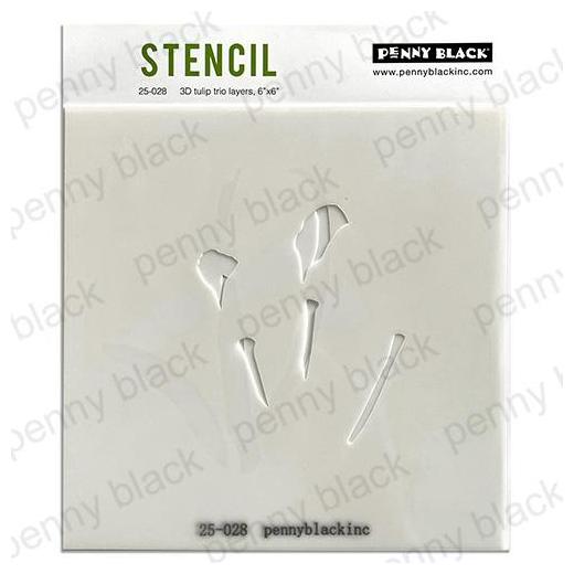 thumbnail image 2 of Penny Black Floral Wings Stencils 25-022* - Simon Says Stamp 2 of 11