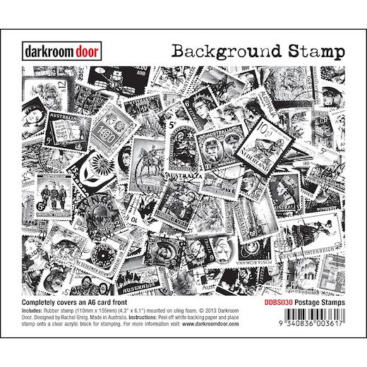 Darkroom Door Background Cling Rubber Stamp DDBS030 Postage Stamps