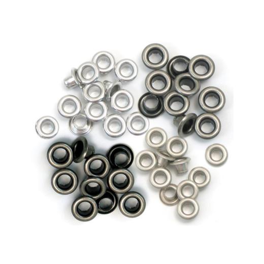 We R Memory Keepers Eyelets Assortment 60pcs - Cool Metal | Buddly Crafts