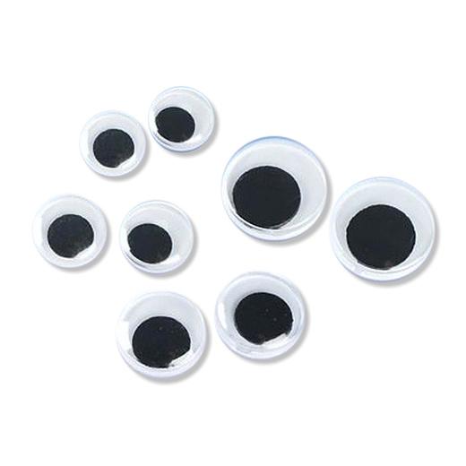 Knorr Prandell Stick on Googly Toy Eyes - 7x5mm Oval 10pcs