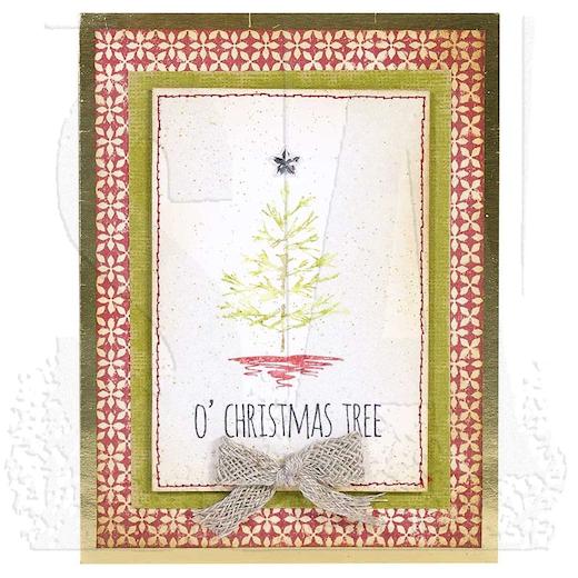 Tim Holtz Cling Rubber Stamps - Scribbly Christmas CMS249 | Buddly Crafts