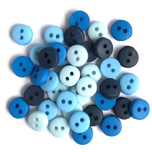 Buttons Galore 6mm Tiny Buttons 35pcs - Picture 5 of 15