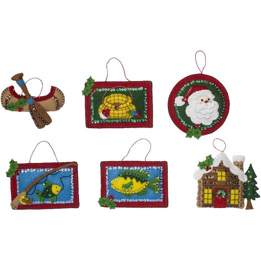 Christmas Felt Ornament Kits