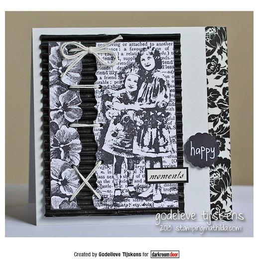 Darkroom Door Collage Cling Rubber Stamp DDCS001 Friends Buddly Crafts
