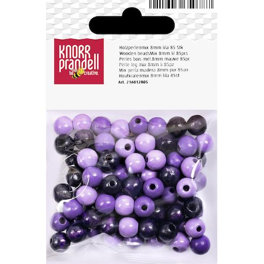 Knorr Prandell Ø 8mm Painted Round Beech Wood Beads Mix 85pcs - Picture 15 of 22