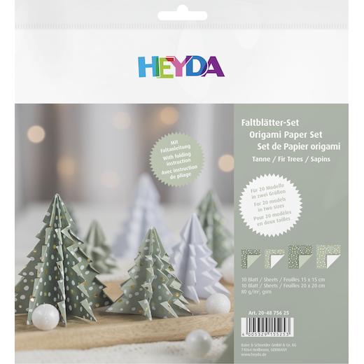 HEYDA Bastelbox Papermix A4 - 34-teiliges Set Für Kreative Projekte