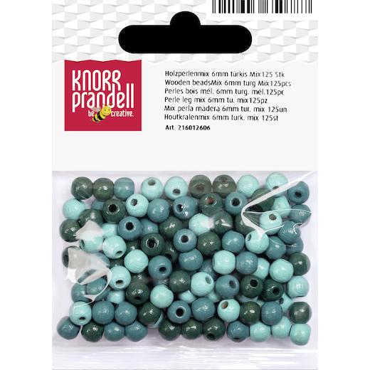 Knorr Prandell Ø 6mm Painted Round Beech Wood Beads Mix 125pcs - Picture 16 of 21