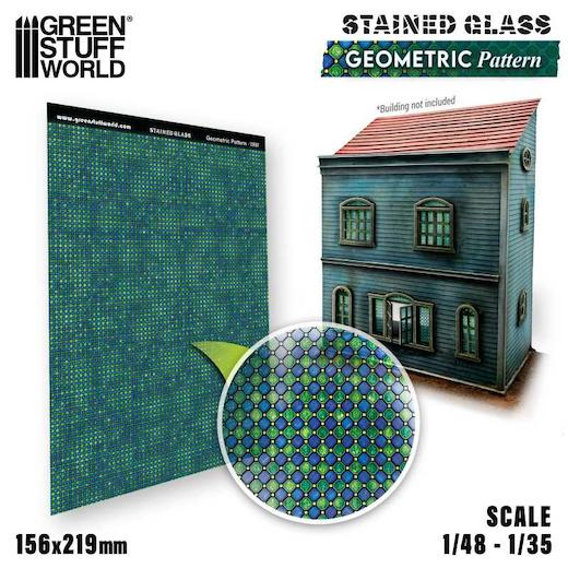 Green Stuff World Miniature Stained Glass Acetate Scale 1/48 - 1/35 ...