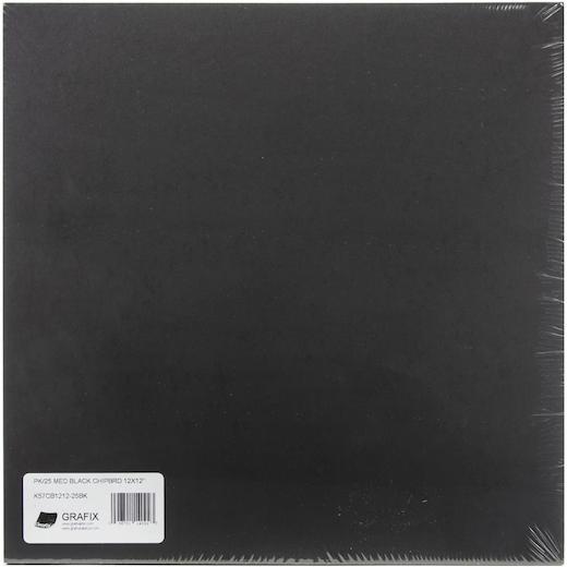 Grafix 12"x12" Medium Weight Chipboard 25pcs