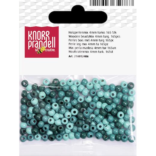 Knorr Prandell Ø 4mm Painted Round Beech Wood Beads Mix 165pcs - Picture 14 of 19