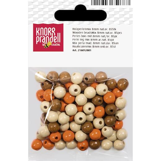 Knorr Prandell Ø 8mm Painted Round Beech Wood Beads Mix 85pcs - Picture 11 of 22