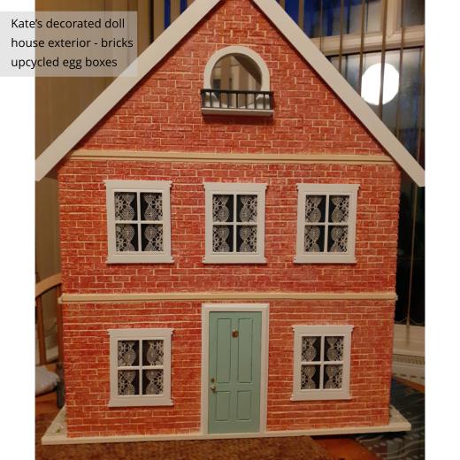 Stafil DIY Flat Pack Open Front Wooden Dollhouse