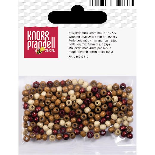 Knorr Prandell Ø 4mm Painted Round Beech Wood Beads Mix 165pcs - Picture 4 of 19