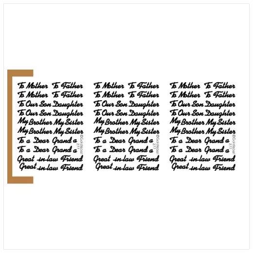 Mother Father Brother Sister Peeloff Stickers Mother Father Brother Sister Peeloff Stickers