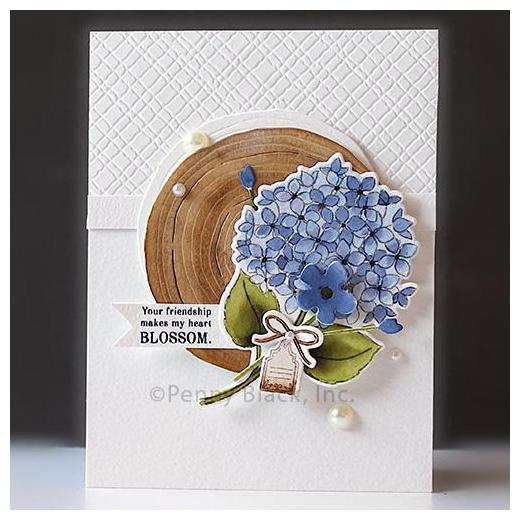 Penny Black Creative Cutting Dies - Hydrangeas Cut Out 51-861 | Buddly ...