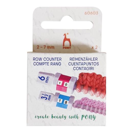 Pony Row Counters for 2mm - 7mm Knitting Needles | Buddly Crafts