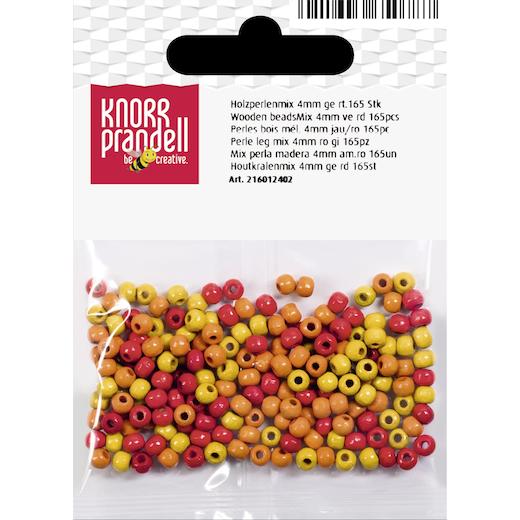 Knorr Prandell Ø 4mm Painted Round Beech Wood Beads Mix 165pcs - Picture 18 of 19