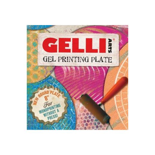 Gelli Arts Gel Printing Plate Round - 20.3cm (8") | Buddly Crafts