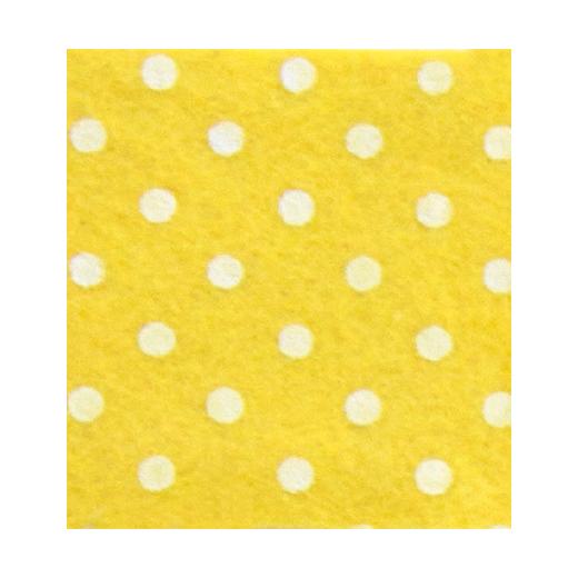 Stafil 30x40cmx1mm Polka Dots Printed Polyester Felt - Picture 12 of 26
