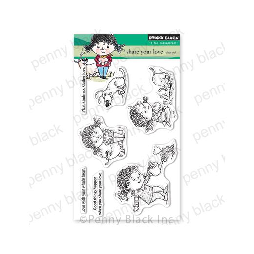 Penny Black Clear Stamps Share Your Love 31026 Buddly Crafts