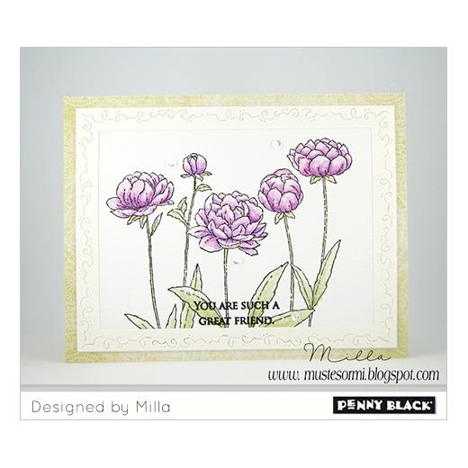Penny Black Warm Reception Cling Stamp - The Foiled Fox