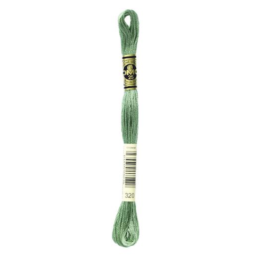 DMC Mouliné Stranded Cotton Embroidery Thread - Greens - Picture 5 of 63