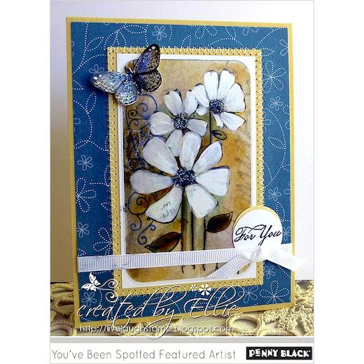 Penny Black Stickeroos Stickers Romance of Flowers 10209 Buddly Crafts