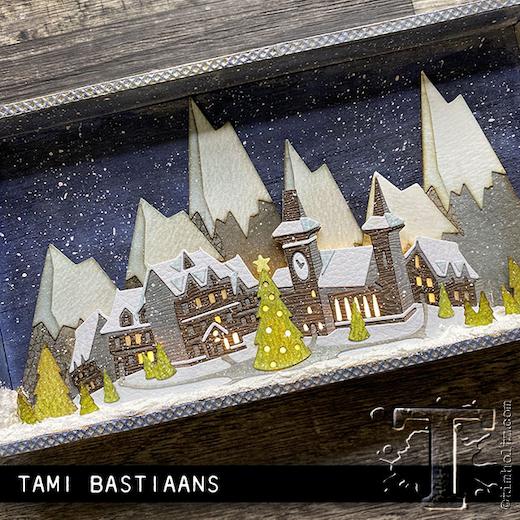 Sizzix Thinlits Dies by Tim Holtz 7pcs - Holiday Village Colorize ...