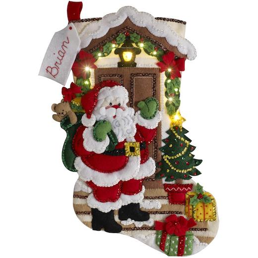 Bucilla Gifts From Santa 18 Christmas Stocking Kit 86304 DIY