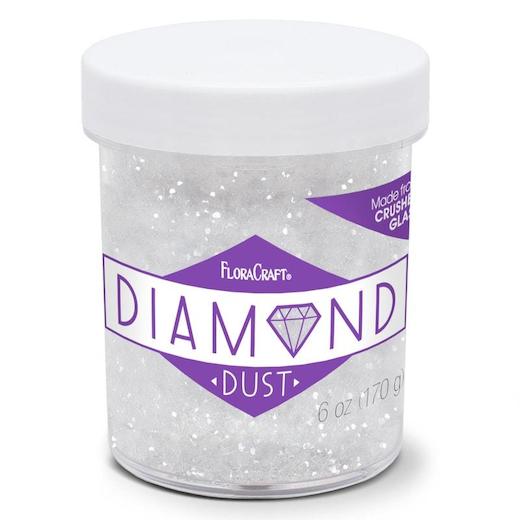 FloraCraft Diamond Dust Clear Glass Glitter - Picture 10 of 13