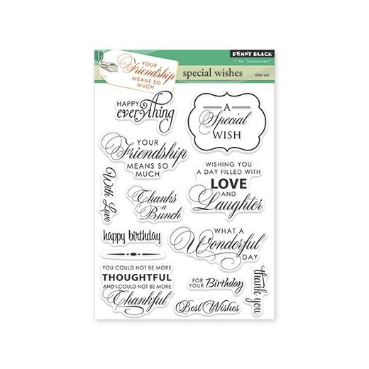 Penny Black Clear Stamps Special Wishes 30229 Buddly Crafts