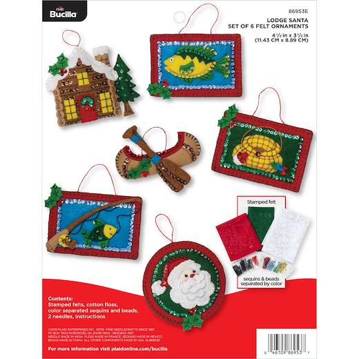 Christmas Felt Ornament Kits